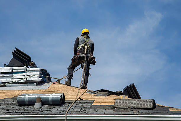 Professional Roofing technician working in Milton, PA